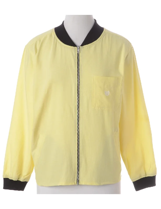 Label Jamie Branded Straight Hem Bomber Jacket Knit Jacket Woven Jacket Fleece Jacket Label Jamie Branded Straight Hem Bomber Jacket Knit Jacket Woven Jacket Fleece Jacket