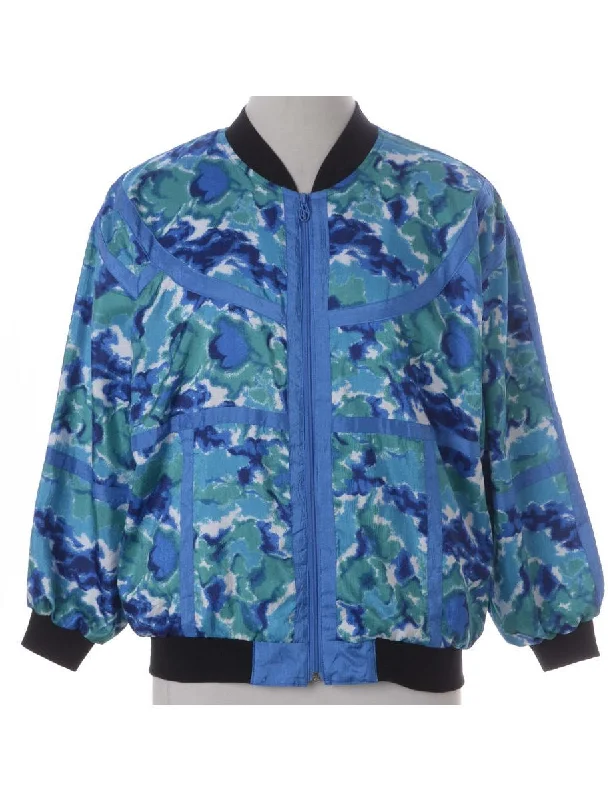 Label Kay Bomber Patterned Jacket Fleece Jacket Down Jacket Feather Jacket
