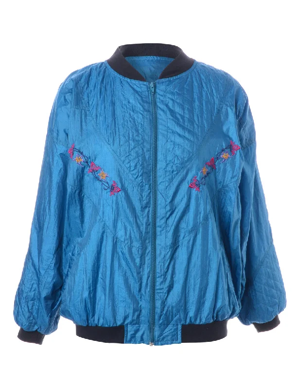 Label Kay Bomber Patterned Jacket Snapped Jacket Toggled Jacket Drawstring Jacket