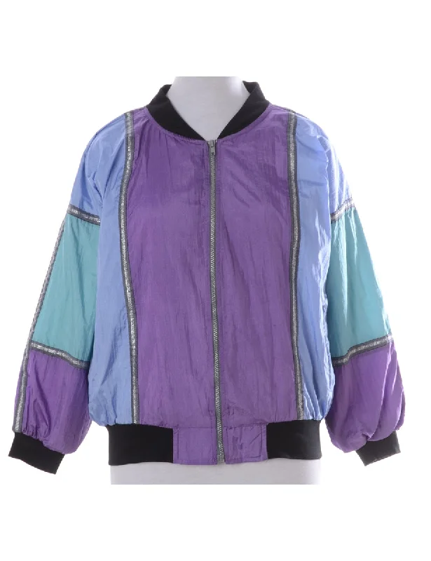 Label Kay Bomber Patterned Jacket Satin Jacket Silk Jacket Chiffon Jacket