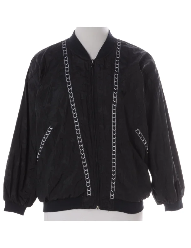 Label Kay Bomber Patterned Jacket Bomber Jacket Anorak Windbreaker