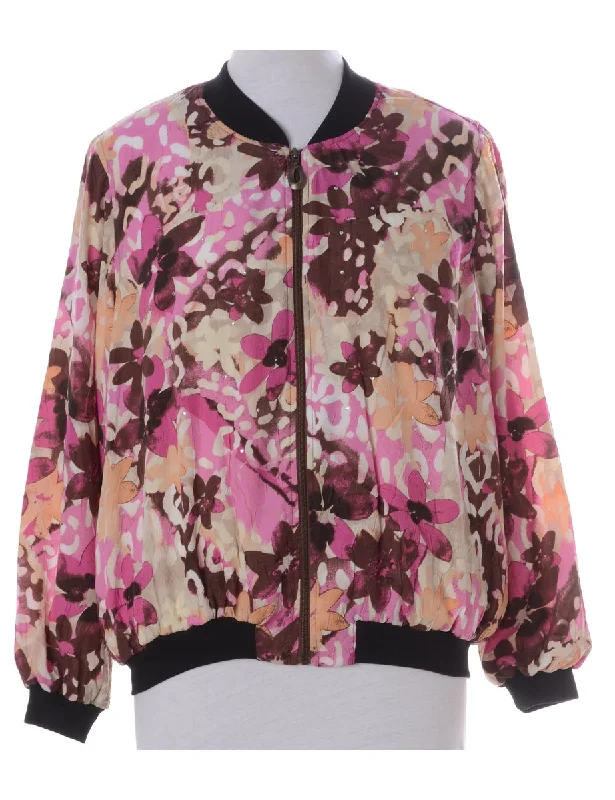 Label Kay Bomber Patterned Jacket Collared Jacket Crew Neck Jacket Turtle Neck Jacket