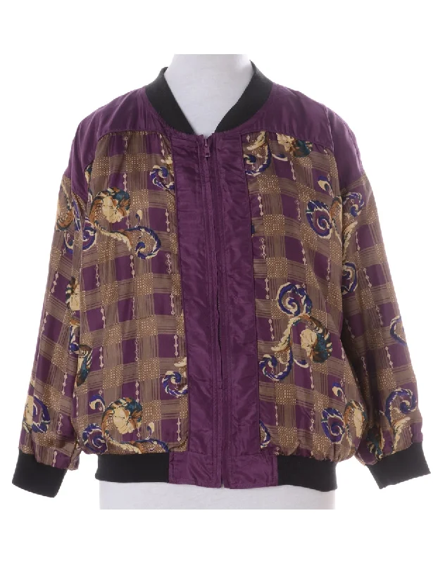 Label Kay Bomber Patterned Jacket Toggled Jacket Drawstring Jacket Belted Jacket