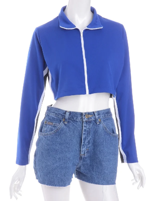 Label Mel Cropped Track Jacket Insulated Jacket Fitted Jacket Loose Jacket