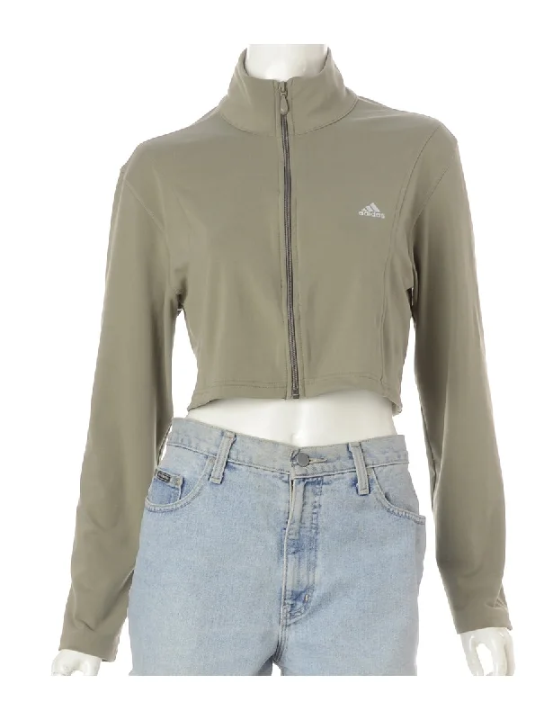 Label Mel Cropped Track Jacket Trench Coat Raincoat Waterproof Jacket