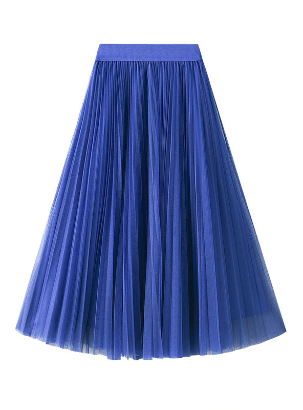 LARGE SWING GAUZE SKIRT silk skirt luxurious