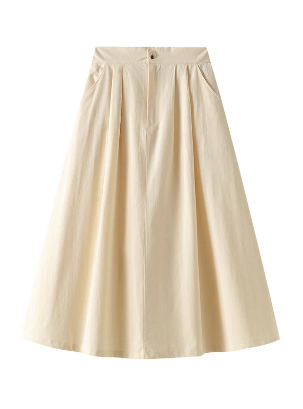 WOMEN MEDIUM LONG SKIRT velvet skirt glossy