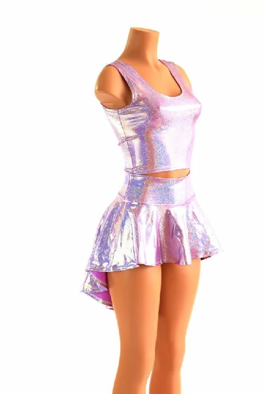 3PC Rave Skirt, Shorts & Top Set denim skirt stylish