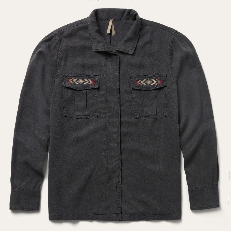 Black Aztec Jacket Bomber Jacket Anorak Windbreaker