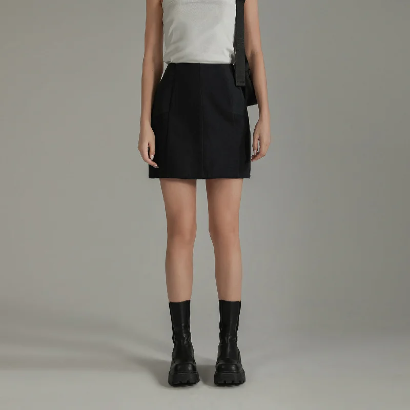 Basic A-Line Skirt corduroy skirt cozy