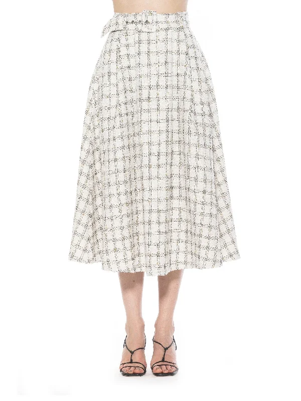 Eline Tweed Skirt cashmere skirt plush