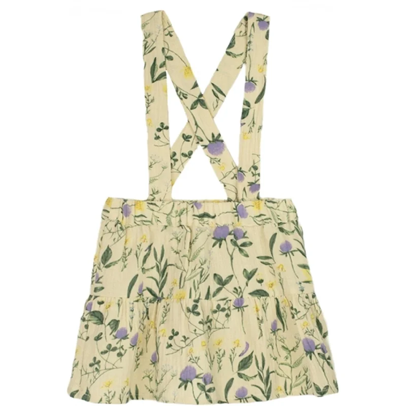 Fliink Sandshell Aop Elmo Skirt linen skirt natural