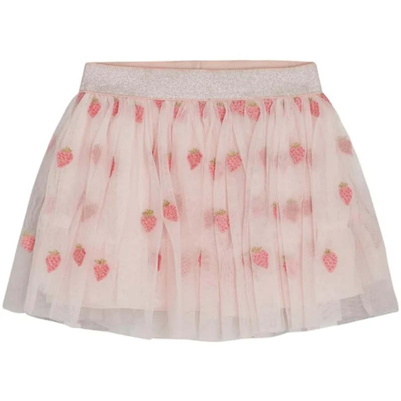 Hust & Claire Mini Ninna Skirt Skin Chalk a-line skirt cut