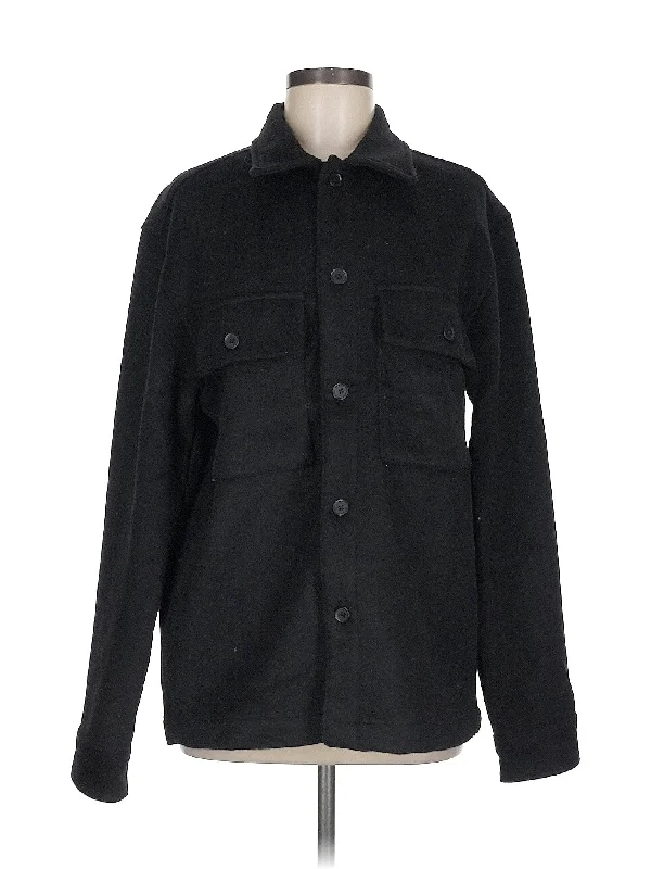 Jacket Stand-Up Collar Roll-Neck Collar Turtle Neck