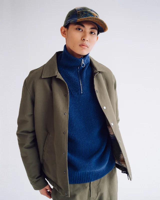 Dago Jacket Nebraska Cotton Dusty Green Fleece Jacket Down Jacket Feather Jacket
