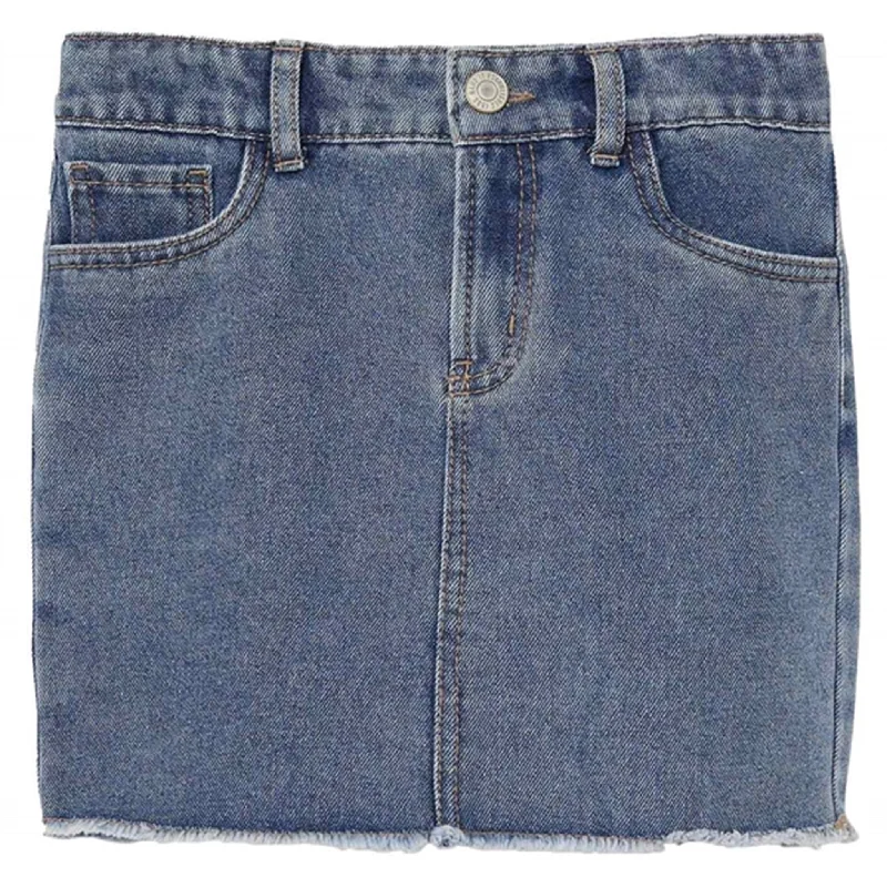 Name it Medium Blue Denim Lizzy Denim Skirt corduroy skirt durable