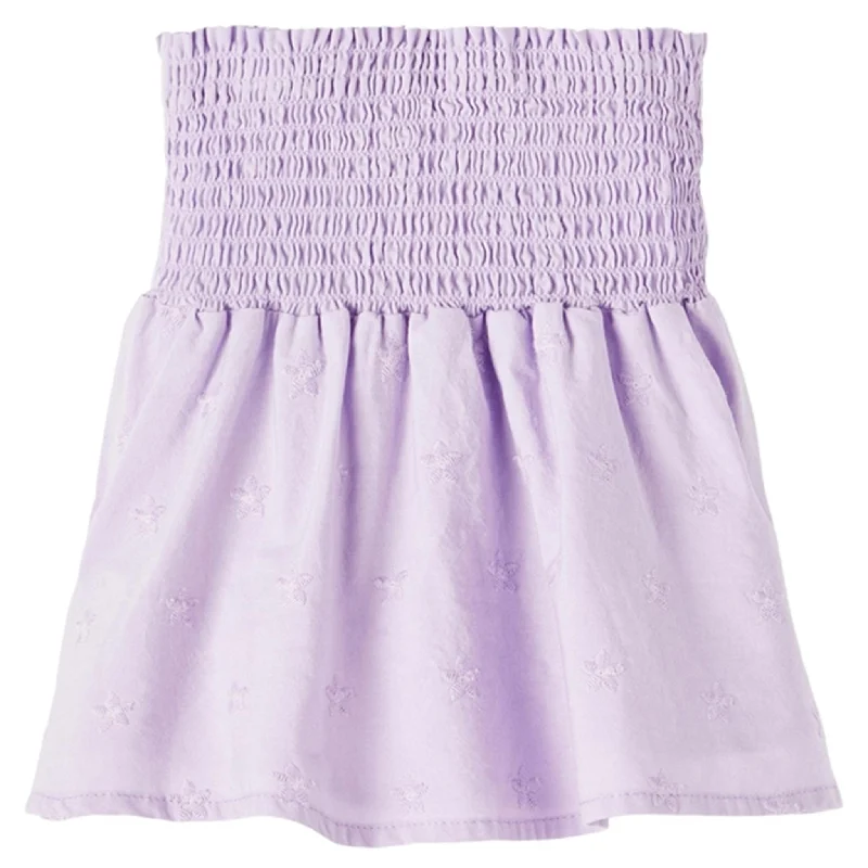 Name it Orchid Bloom Jamille Skirt silk skirt smooth