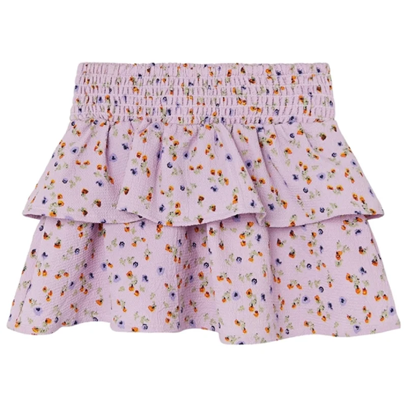 Name it Orchid Bloom Jihelle Skirt a-line skirt cut
