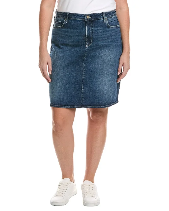 NYDJ Skirt Alton Plus Jean belted skirt waist