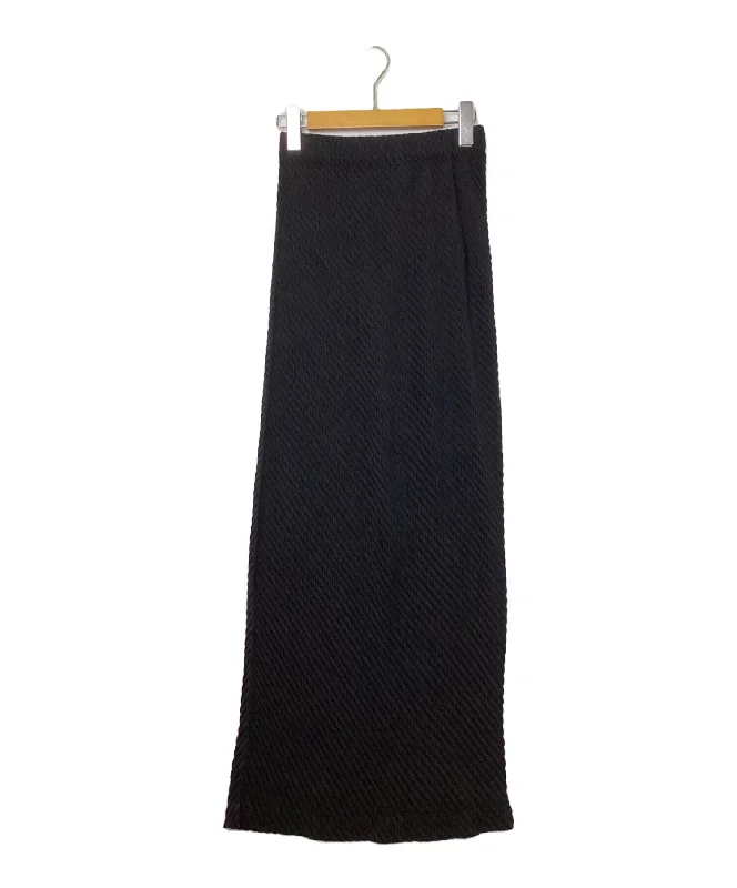 [Pre-owned] ISSEY MIYAKE pleated skirt IM71-FG927 denim skirt trendy