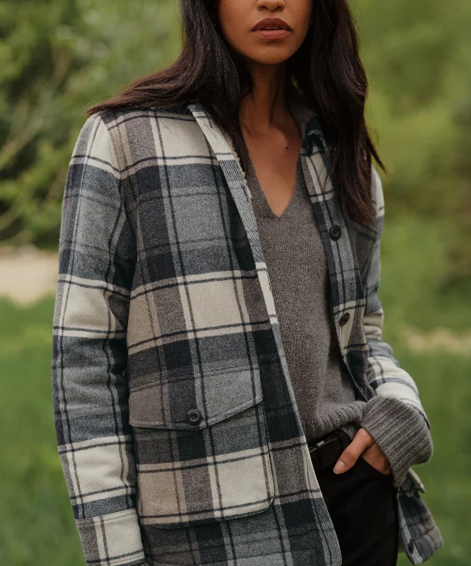 Shearling-Lined Farmhouse Jacket Bomber Jacket Anorak Windbreaker