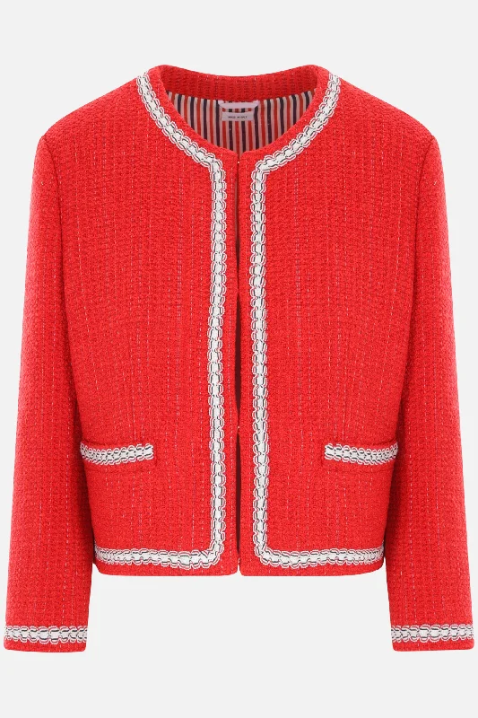 tweed cardigan jacket Corduroy Jacket Velvet Jacket Brocade Jacket