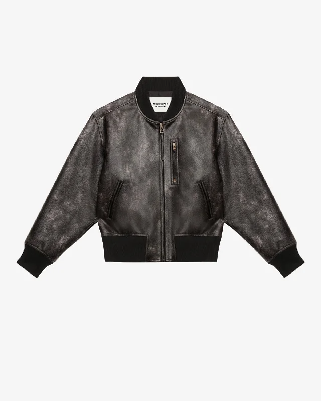 CRISLEY JACKET Zippered Jacket Buttoned Jacket Snapped Jacket