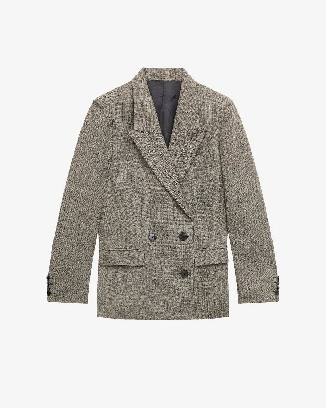 IRMA JACKET Tiered Jacket Buttoned Jacket Zippered Jacket