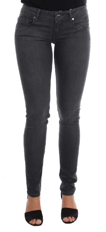 Acht  Cotton Slim Fit blue Women's Jeans Casual Bootcut Ripped Jeans
