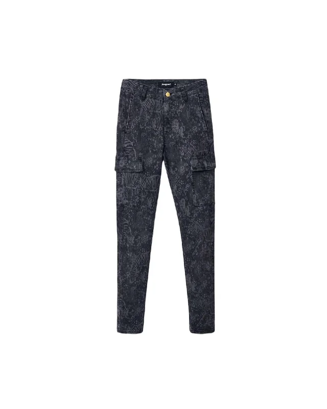 Desigual Slim Fit Cotton Jeans with Elastane Stylish Relaxed Fit Skinny Jeans