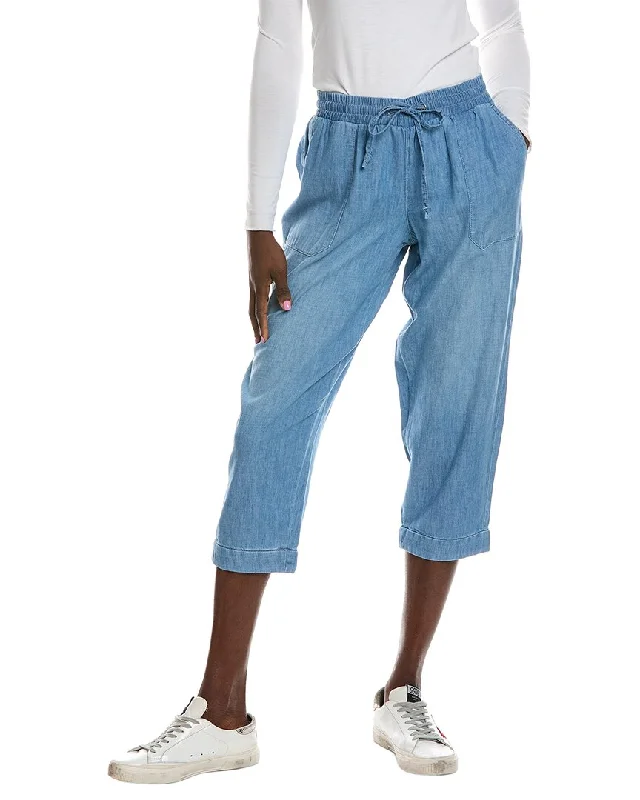 Nydj Cargo Riviera Sky Relaxed Jean Casual Distressed Skinny Jeans