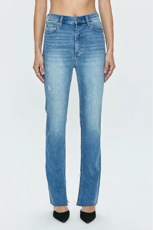 Colleen High Rise Slim Boot Jean In Tower Cozy Relaxed Fit Denim Jeans