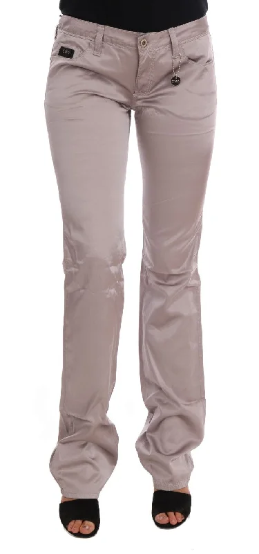 Costume National  Cotton Slim Fit Women's Jeans Elegant Tapered Leg Denim