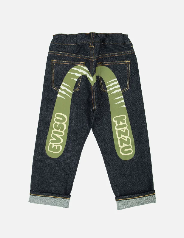Daicock Print Regular Fit Jeans Stylish Relaxed Fit Skinny Jeans