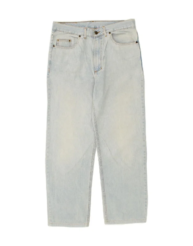 DIADORA Womens Straight Jeans IT 50 XL W36 L28 Blue Cotton Casual Distressed Skinny Jeans DIADORA Womens Straight Jeans IT 50 XL W36 L28 Blue Cotton Casual Distressed Skinny Jeans