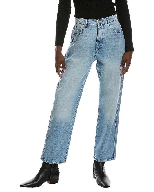 DL1961 Enora Vintage Light Cigarette Jean Stylish Paperbag Waist Denim