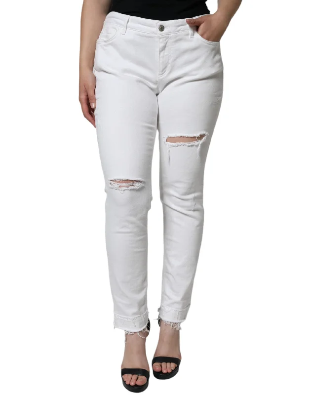 Dolce & Gabbana Cotton Stretch Tatte Skinny Women's Jeans (Pre-Owned) Stylish Plus Size Denim Jeans Dolce & Gabbana Cotton Stretch Tatte Skinny Women's Jeans (Pre-Owned) Stylish Plus Size Denim Jeans