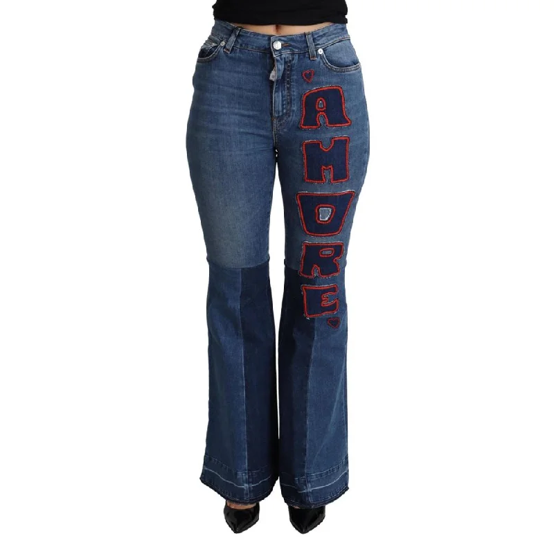 Dolce & Gabbana Jeans & Women's Pant Comfortable Straight-Legged Denim