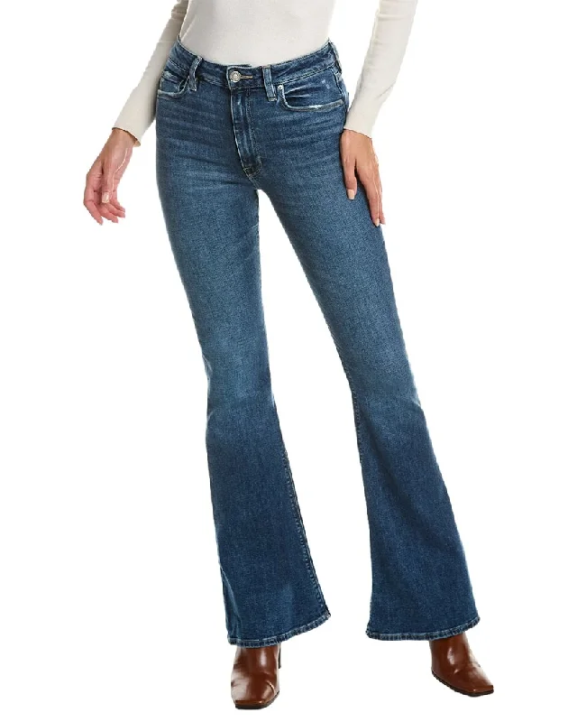 HUDSON Jeans Holly Lotus High-Rise Flare Jean Casual Loose Fit Jeans