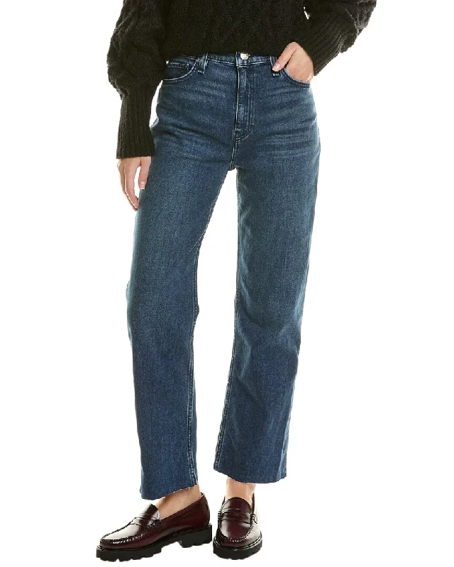 HUDSON Jeans Remi High-Rise Straight Ankle Pant Chic Double Waistband Jeans