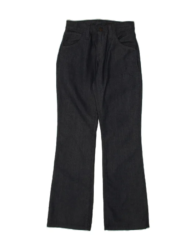 LEVI'S Womens Bootcut Jeans W25 L30  Navy Blue Stylish High-Waist Skinny Denim