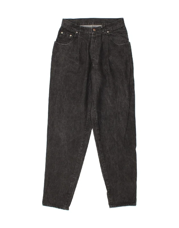 MASON'S Womens Tapered Jeans W28 L33 Grey Cotton Casual High-Waisted Bootcut Jeans