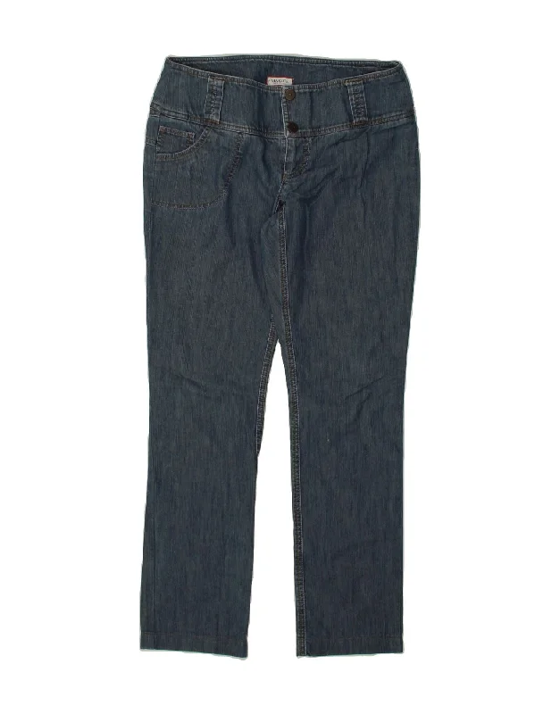 MAX & CO. Womens Straight Jeans IT 46 Large W32 L29  Blue Cotton Stylish Tapered Fit Jeans