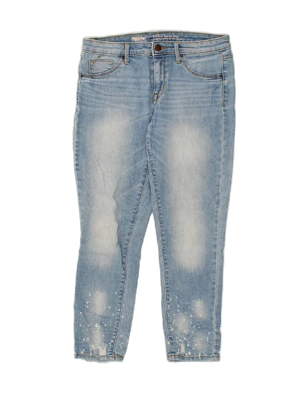 MOSSIMO Womens Mid Rise Crop Jegging Jeans US 8 Medium W29 L24 Blue Cotton Comfortable Zip-Up Skinny Jeans MOSSIMO Womens Mid Rise Crop Jegging Jeans US 8 Medium W29 L24 Blue Cotton Comfortable Zip-Up Skinny Jeans