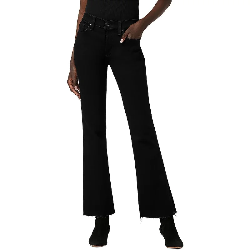 Nico Womens Mid Rise Denim Bootcut Jeans Elegant Wide-Leg Jeans