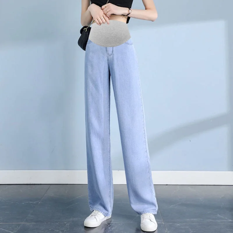 NiDELL: Women’s Elegant Jeans long pants for Summer Stylish High-Rise Mom Jeans