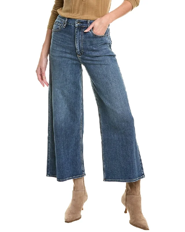 rag & bone Serena Medium Wash High-Rise Wide Leg Jean Comfortable Distressed Straight-Leg Jeans rag & bone Serena Medium Wash High-Rise Wide Leg Jean Comfortable Distressed Straight-Leg Jeans