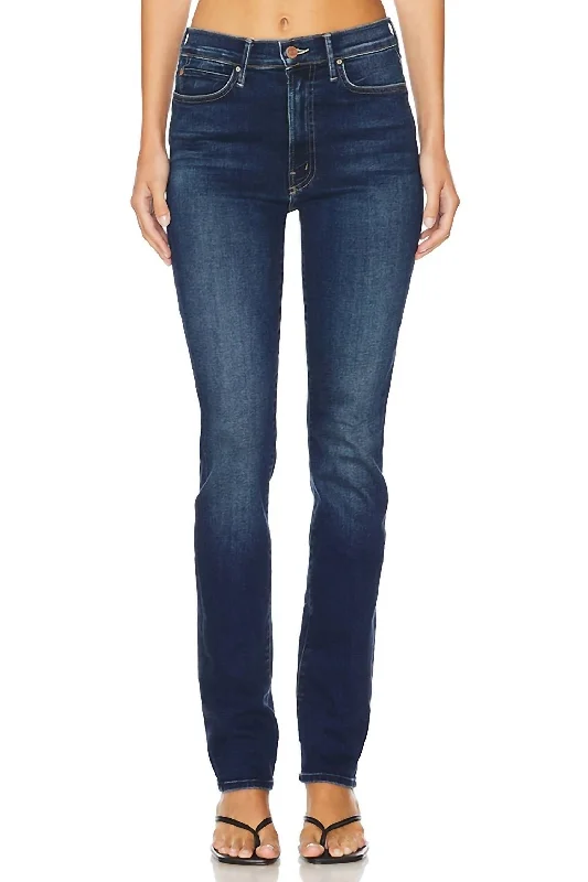 Rascal Sneak Jean In Uncharted  Waters Comfortable Drawstring Waist Jeans