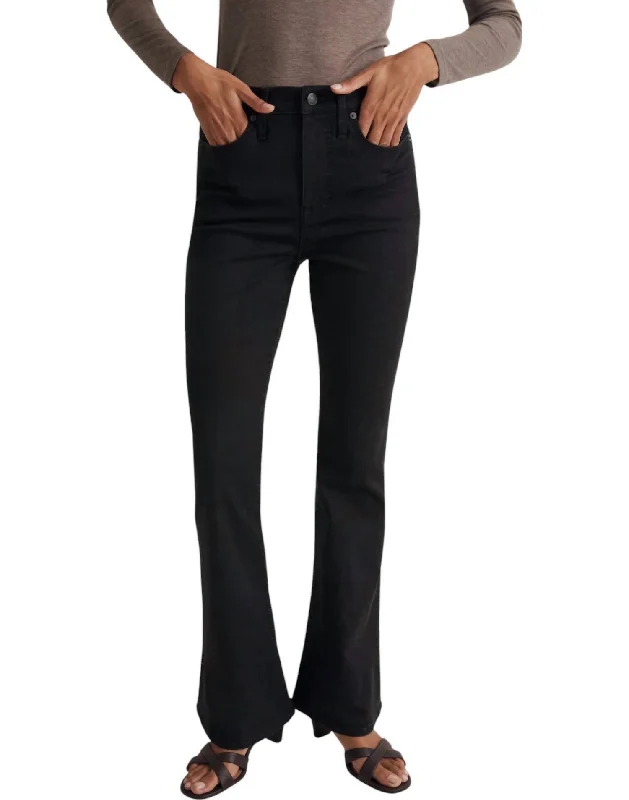 Skinny Flare Jeans In Black Trendy Skinny Fit Jeans