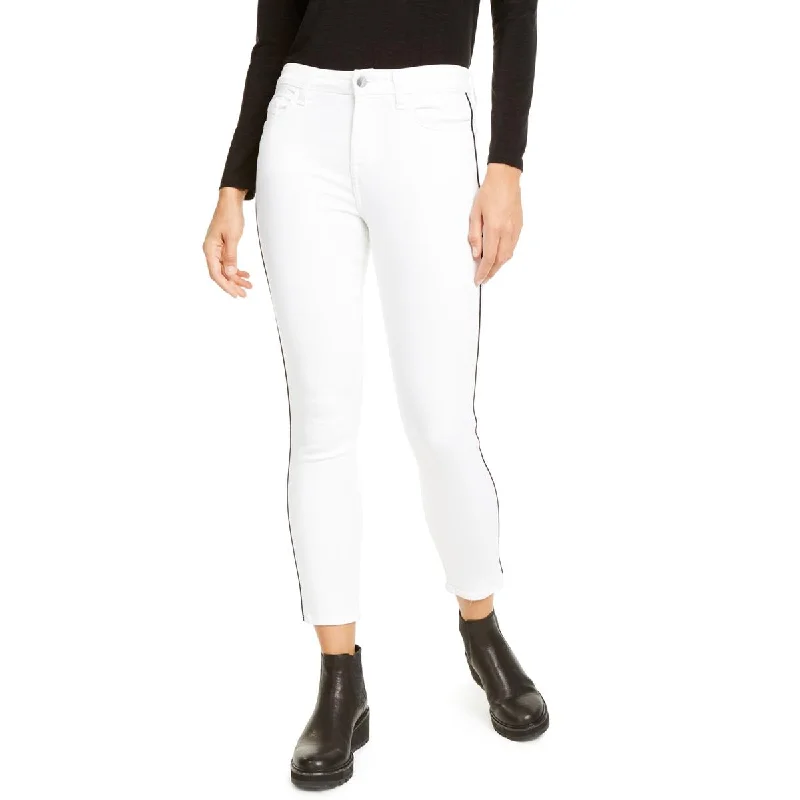 Womens Denim Skinny Ankle Jeans Stylish High-Waist Skinny Denim